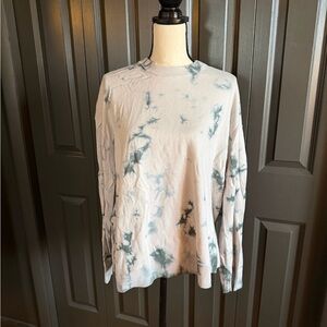 lululemon athletica Blue Tie-Dye Sweatshirt